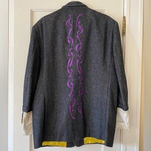 Vintage American Chang embroidered men’s blazer, size XXL